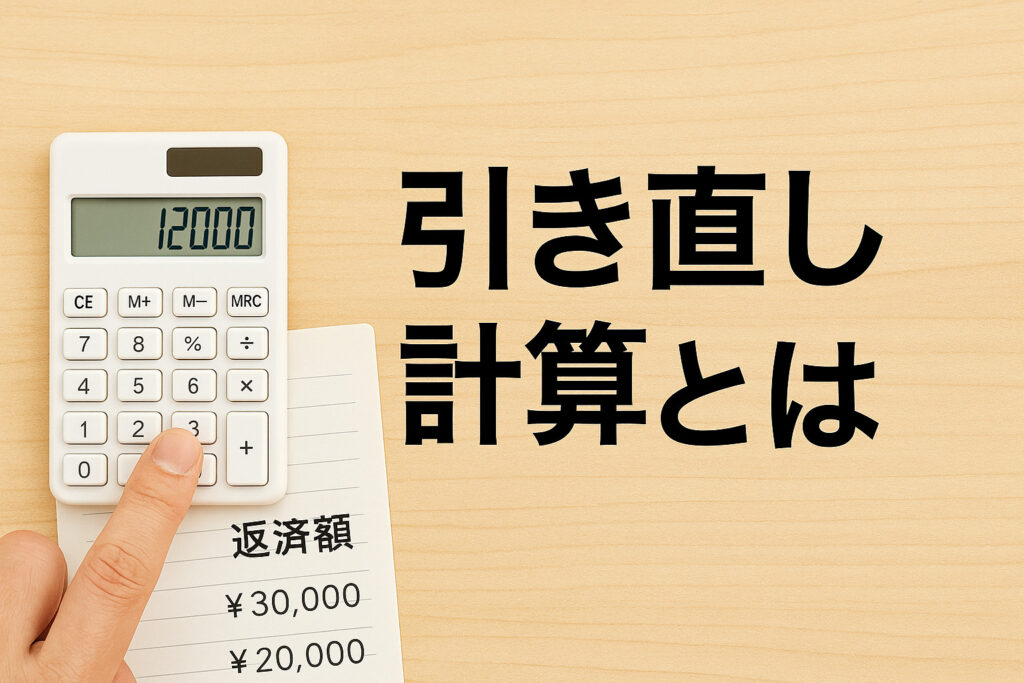 引き直し計算とは?