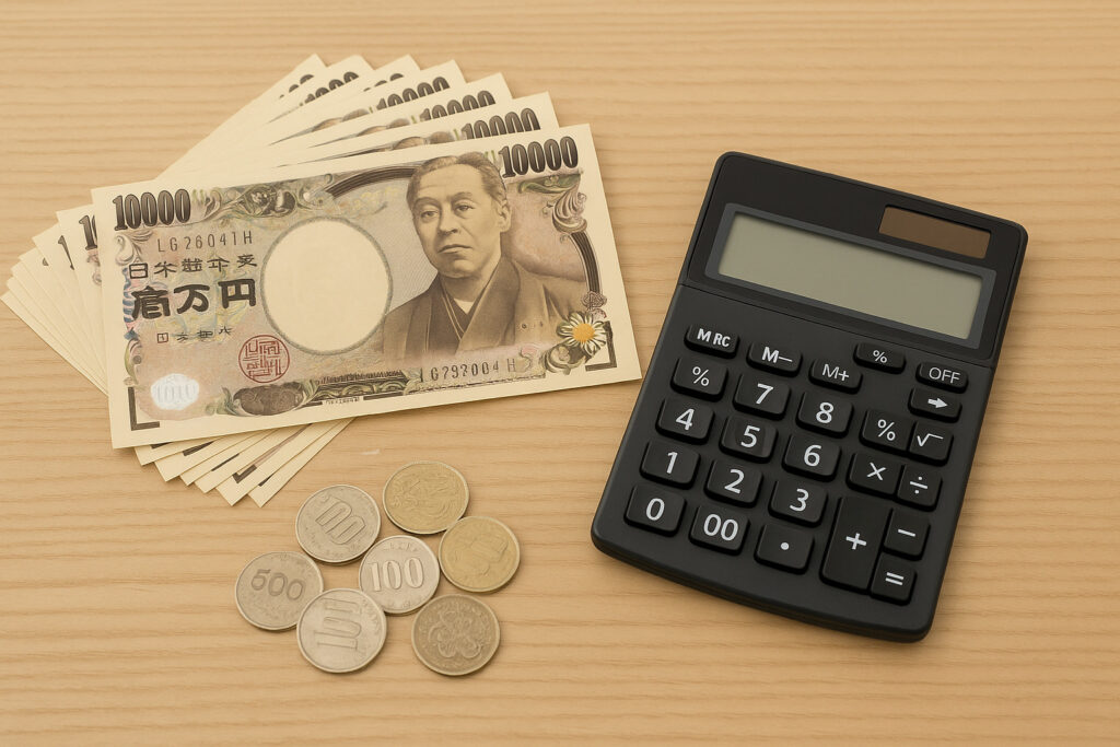 お金と電卓