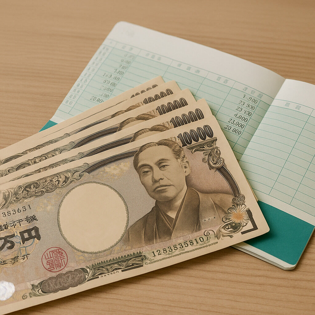通帳とお金