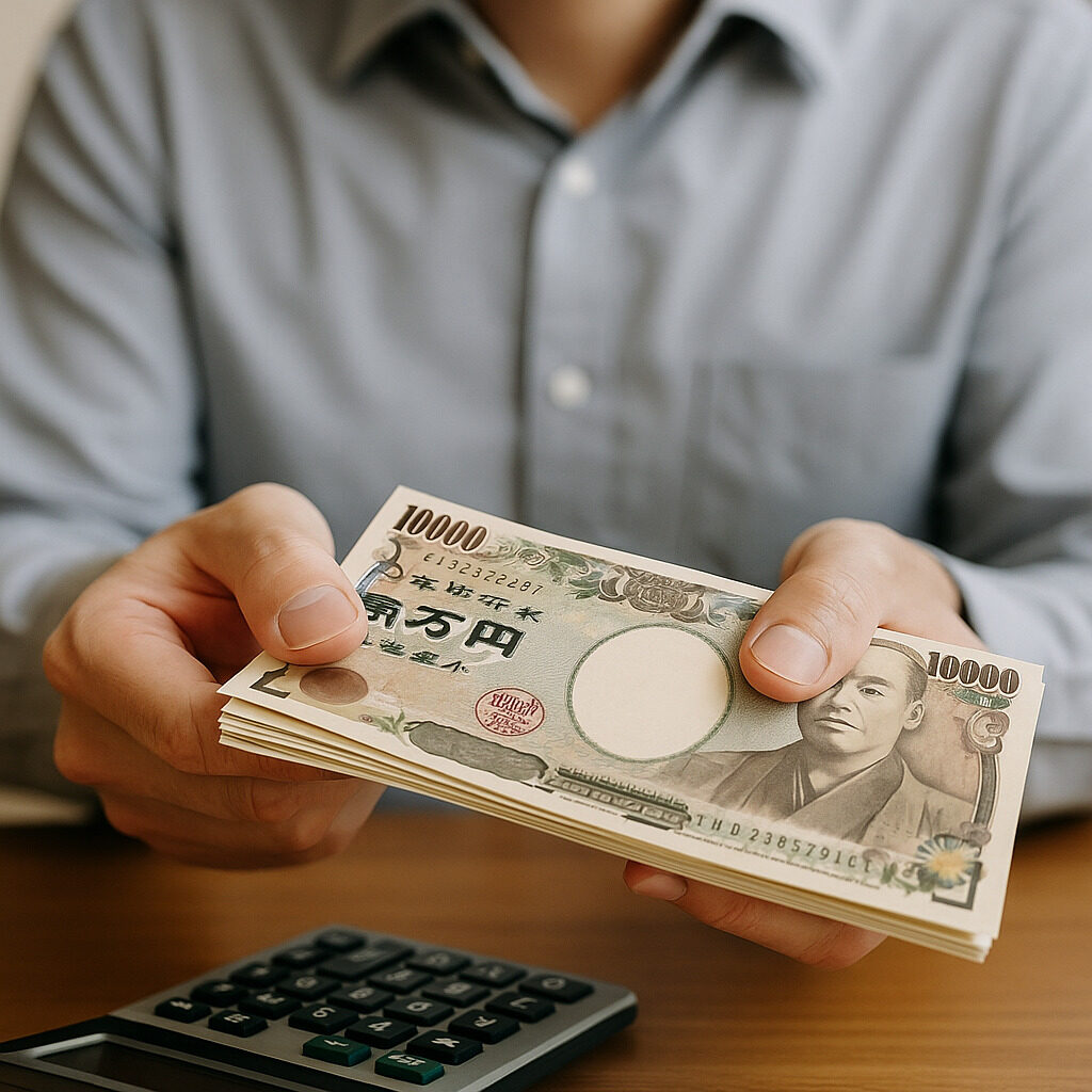 過払い金を受け取った男性