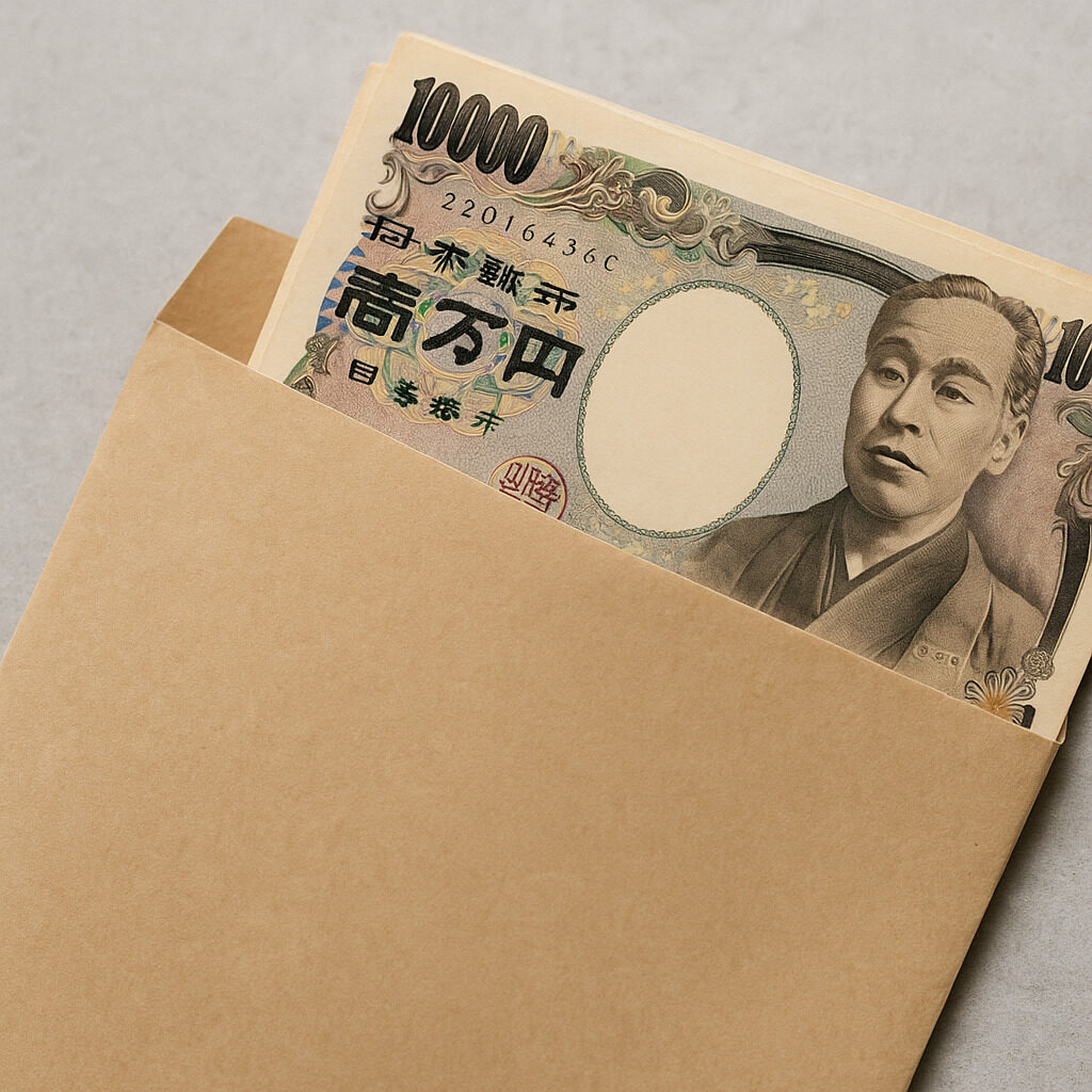 封筒の中のお金