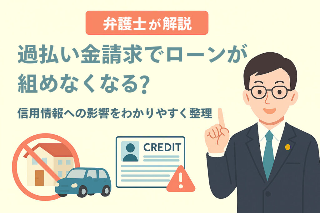 過払い金請求でローンが組めなくなる?