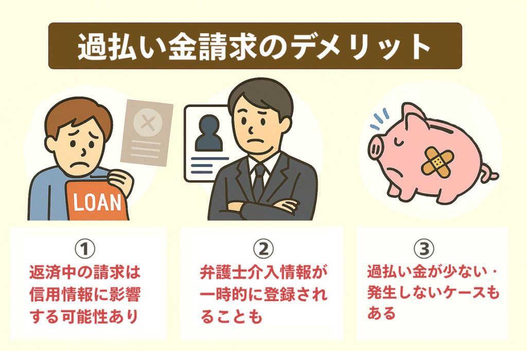 過払い金請求のデメリット