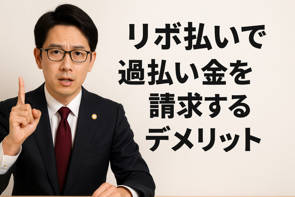 リボ払いで過払い金を請求するデメリット