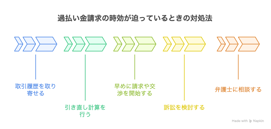 過払い金の時効が迫っているときの対処法