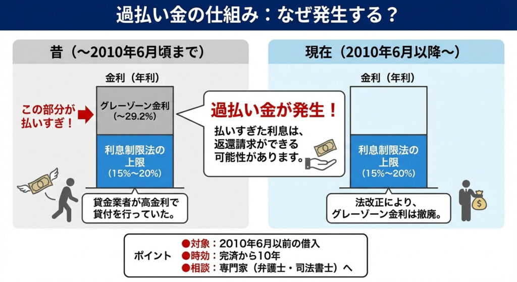 過払金の仕組み